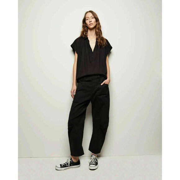 Nili Lotan Normandy Shirt Tunic Top Kimono Formal Cotton Oversized XS NWD 283745 - Picture 3 of 9